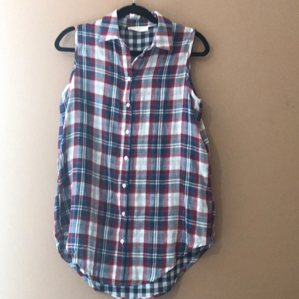 Plaid Tank Top